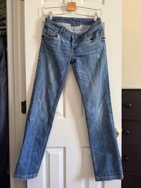 Armani Exchange Medium Wash Classic Boot-Cut Jeans